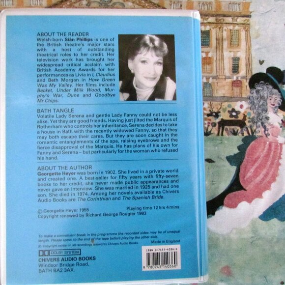 AUDIOBOOK - GEORGETTE HEYER - "BATH TANGLE" UNABRIDGED REGENCY on CASSETTES - Picture 7 of 8